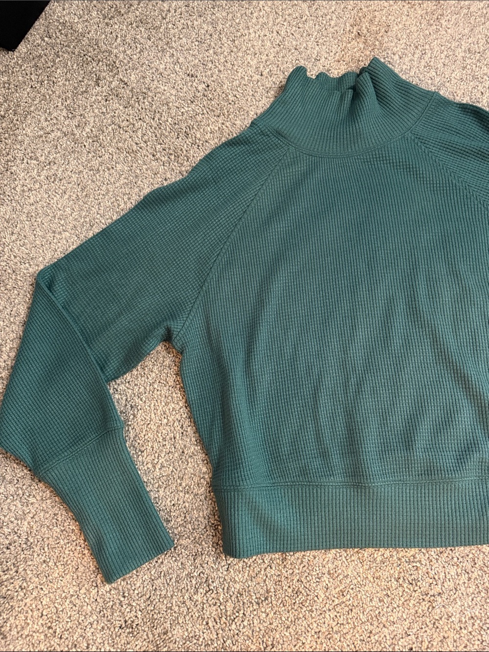 Alo Waffle Weekend Escape Mock Neck - Picture 4 of 5